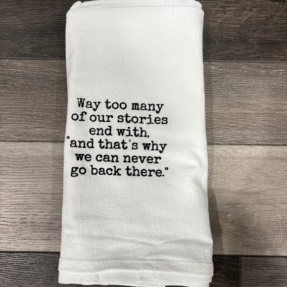 Say it with a Towel Kitchen Towel with Saying 100% Cotton CB - Picture 1 of 1